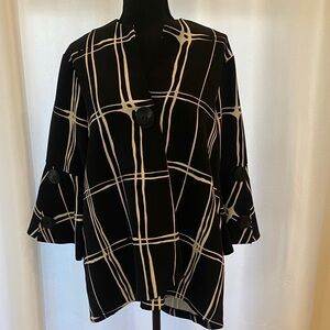 Lior Paris high low jacket with a flare sleeve